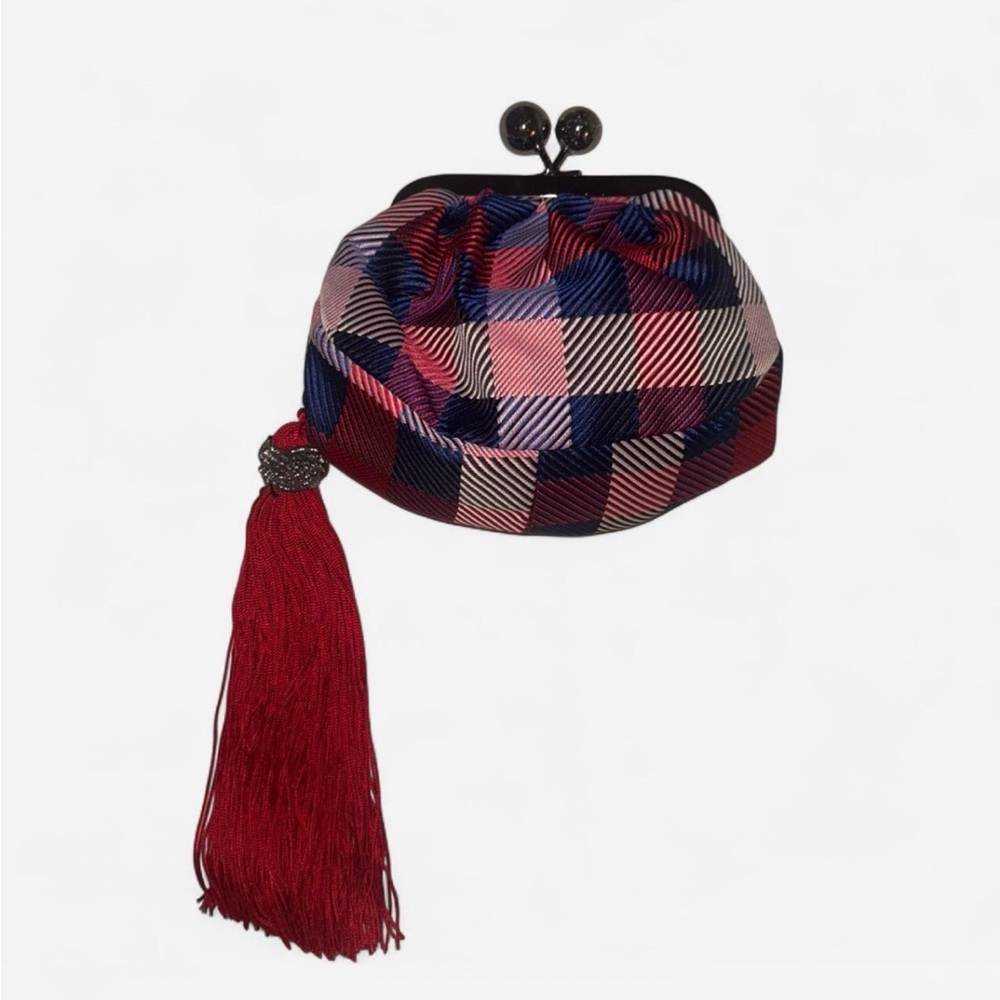 Weekend by Max Mara Clutch with Red Tassel